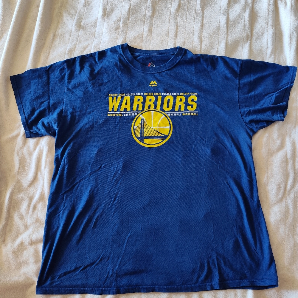 Golden State warriors blue tee